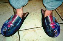 Jimmy's new slippers.