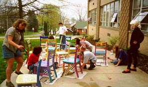 Garaway Artsweek diary chair class.