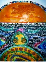 Detail of The Hospice Quilt. 1998. Shie and Acord