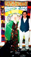 Jimmy and I are gussied up for my class reunion.
