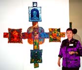 Sparky's quilt at FAVA. Marykay Yannotti 2000.
