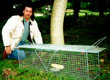 A live trap complete with sweet corn.