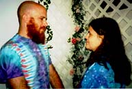 Mike and Deb say their vows