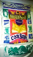 First proof of Cookbook, before hand painting. Susan Shie 1999.