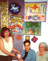 Students at April camp.Susan Shie 2001.