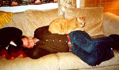 JImmy and Willy crashed out on the couch.