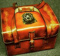 Shotgun shell case. James Acord 2001.