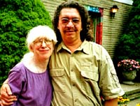 Jimmy and me at start of YaYas Adventure Susan Shie 2001.