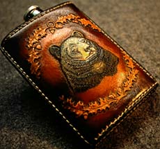 Jimmy's bear flask.�James Acord 2002.
