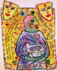 Year of the Hen.�Susan Shie 2002.