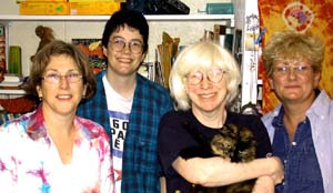 Vicki, Tonya, me, Pattie.�Susan Shie 2002.