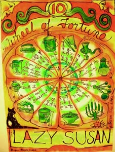 The Lazy Susan / Wheel of Fortune. Susan Shie 2002.