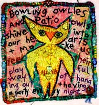 Bowling Owlie. Susan Shie 2002.
