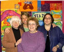 January camp:  Me, Joyce Anne, Maralyn, and Susan. Susan Shie 2003.