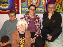 Linda, me, Barb, and Patty. Susan Shie 2003.
