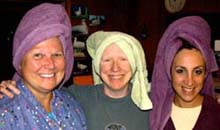 Sharon, me, and Jacqui. Susan Shie 2003.