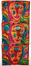 Camp momento diary paintings. Susan Shie 2003.