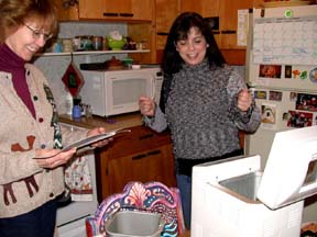 Renie and Margaret, Dough Girls.Susan Shie 2004.