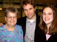 Sister Barbara Ann with Mike and Gretchen.Susan Shie 2003.