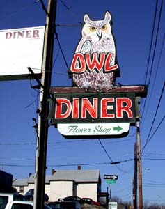 Diner sign.Susan Shie 2003.