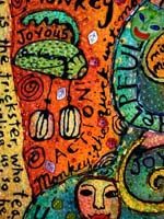 Detail of Year of the Monkey Susan Shie 2003.