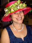 Ricki Moffat in hat. Susan Shie 2003.