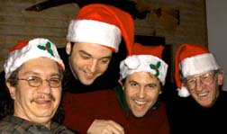 Jimmy, Brian, Mike, and Bud.Susan Shie 2003.