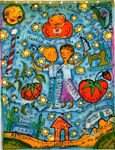 Sherry and Larry painting. Susan Shie 2003.