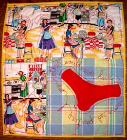 Tamm Wallace quilt Red Panties.Tamm Wallace 2004.
