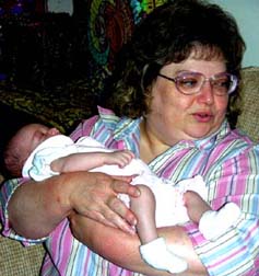 Grandma Debi and Olivia.Susan Shie 2005.
