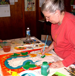 Louisa painting.Susan Shie 2004.