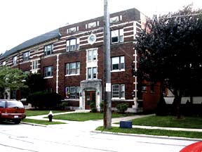 My apartnent building on Edanola Ave.Susan Shie 2004.