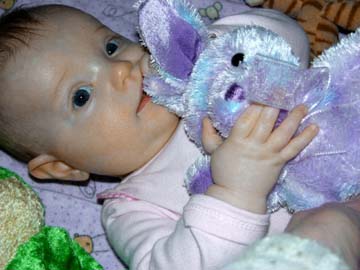 Eva and the Easter Bunny.Susan Shie 2005.