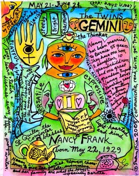 Gemini Blessings.Susan Shie 2005.
