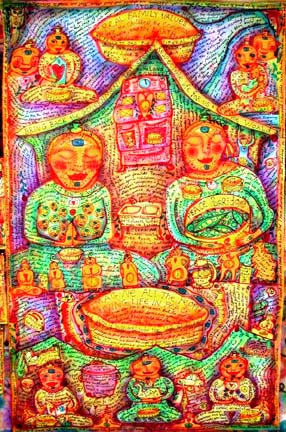 Start of Peace Porridge #3.Susan Shie 2004.