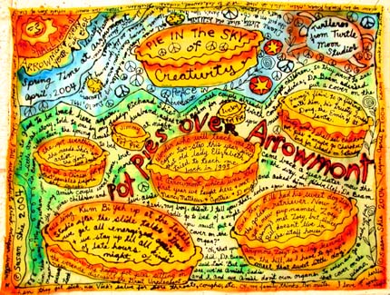 Pot Pies over Arrowmont. Susan Shie 2004.