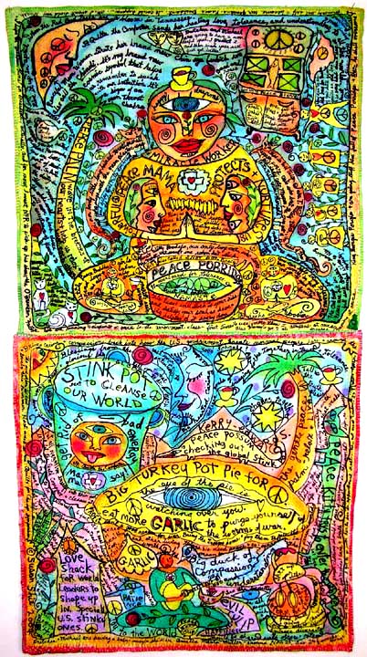 Peace Mama Pie.Susan Shie 2005.