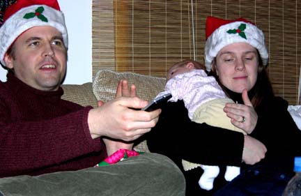 Mike, Gretchen, and Eva.Susan Shie 2004.